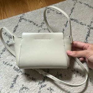 Everlane micro form bag bone color